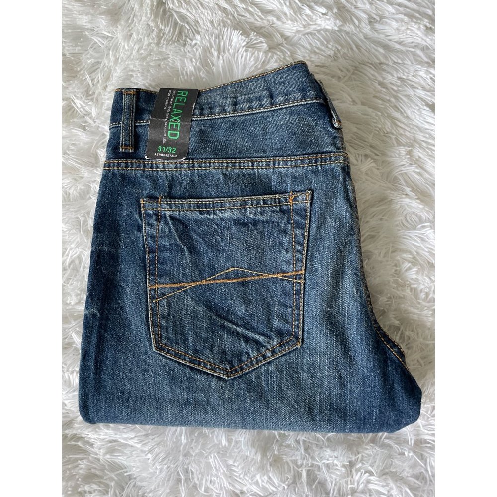 AEROPOSTALE Mens Distressed Relaxed Jeans Size 31